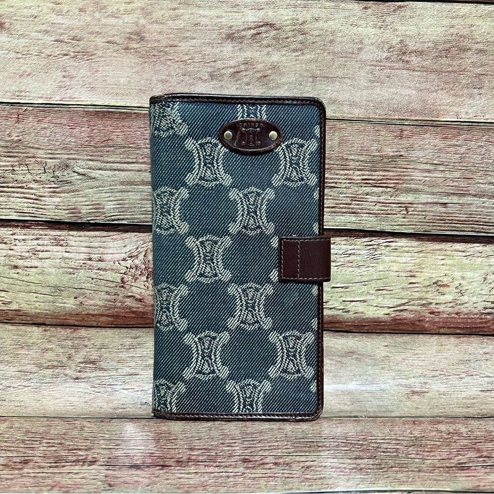 Celine Denim Popularity Macadam Long Wallet